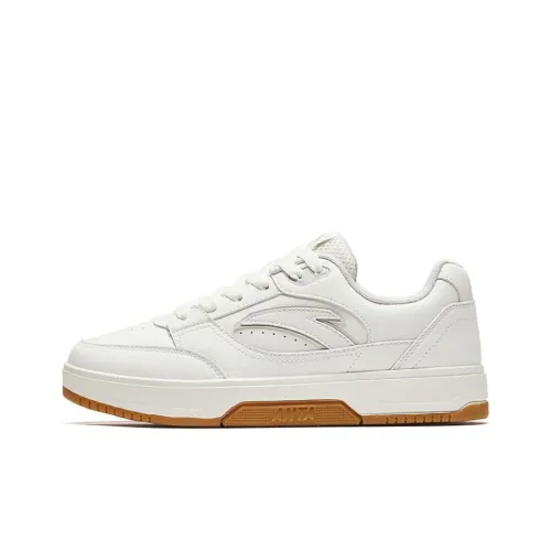 Anta Anti-Slip Wear-Resistant Low-Top Skateboard Shoes Women's White
