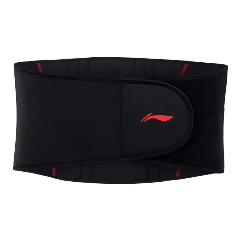 LiNing Back Support Braces Fitness Breathable Protective Compression Elastane Polyester Men's-14