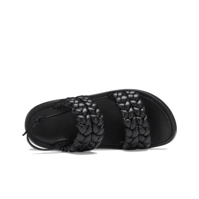 ASH VOYAGE BIS Collection Height Increasing Comfortable Lazy Person One Strap Sandals 4cm Women's-8