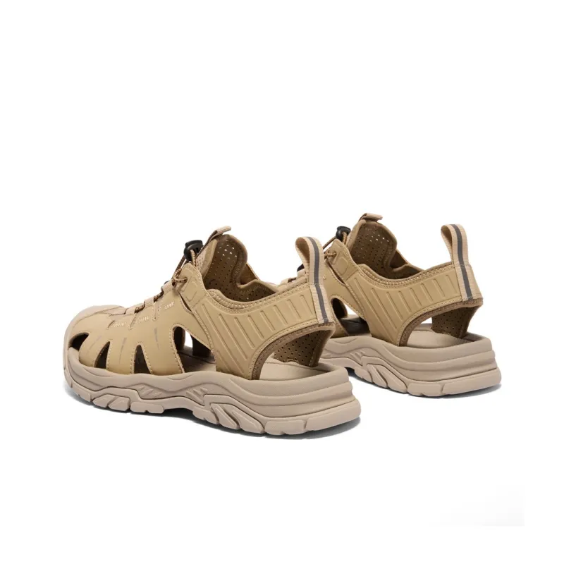 BELLE River Trekking Shoes Men Apricot, Black-3