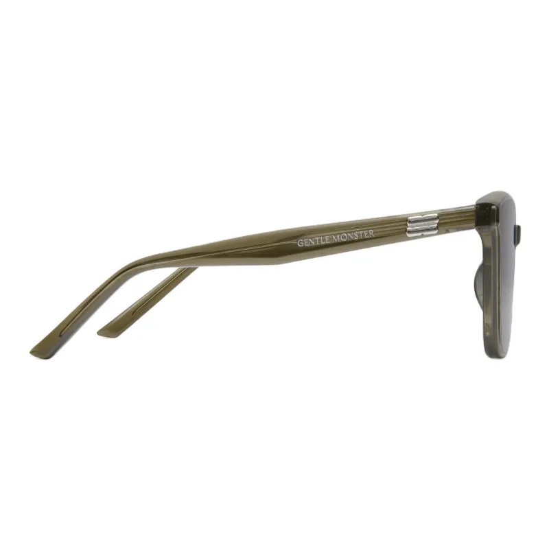 GENTLE MONSTER Acetate Square Sunglasses Men's Khaki-2