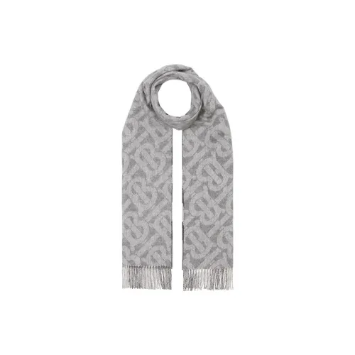 Burberry Check Pattern Fringed Scarf