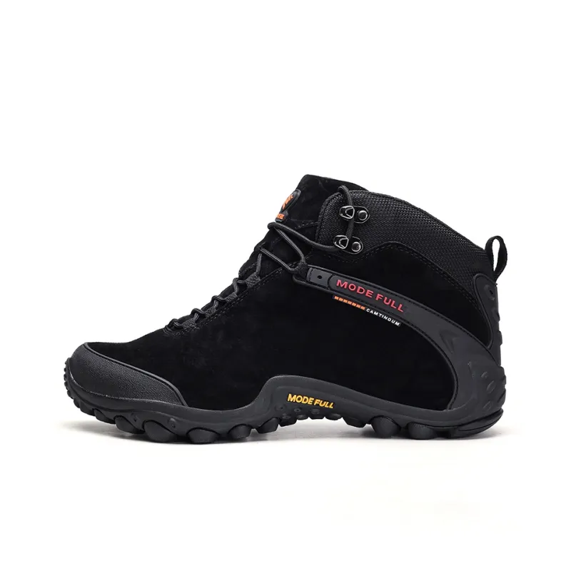 MODE FULL Cushioning Anti Slip Wear Resistant Water Resistant Supportive Impact Resistant High Top Hiking Shoes Men's-0