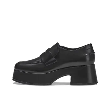 ASH HALO Series Loafers 5.5cm Women's Black