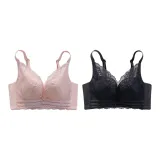 [2 Pcs Washable]Pink+Black