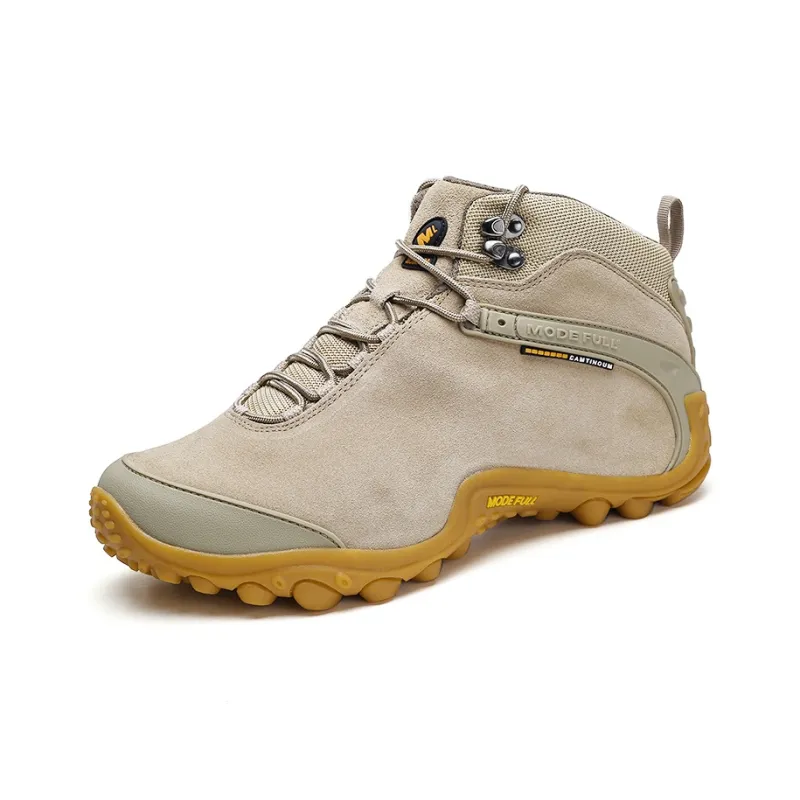 MODE FULL Cushioning Anti Slip Wear Resistant Water Resistant Supportive Impact Resistant High Top Hiking Shoes Men's-7