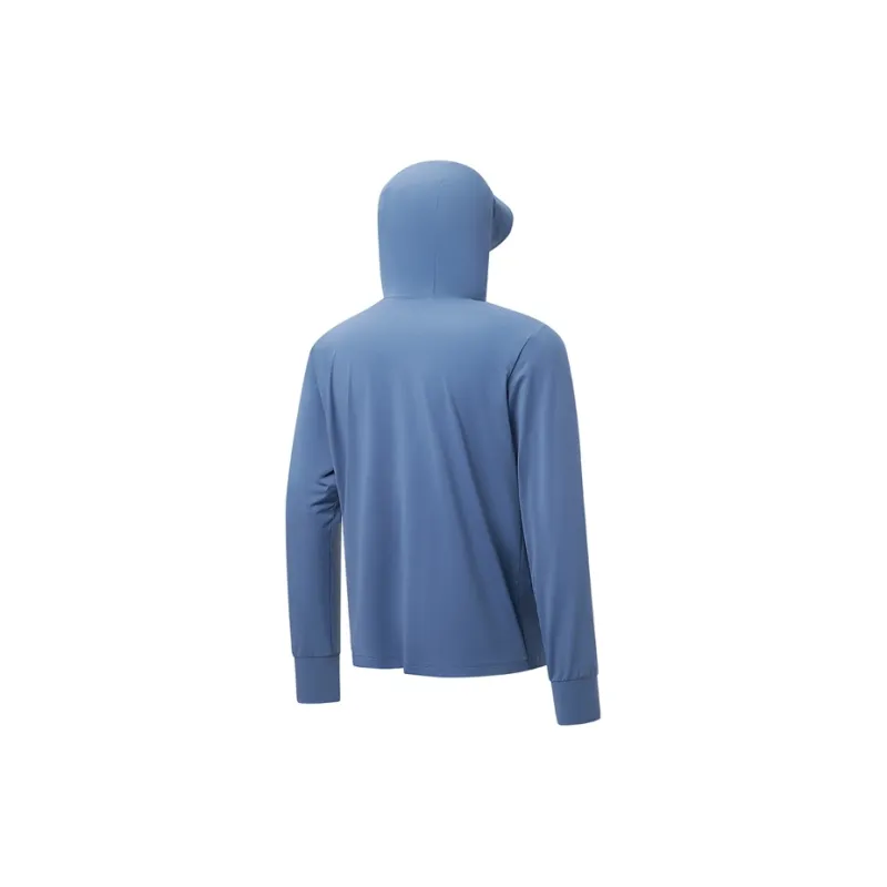 XTEP Sun Protection Clothing Men's Fall Eggplant Blue-1