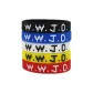 WWJD Letter Wristband[5 Pack]