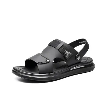 AOKANG Beach Sandals Men Black