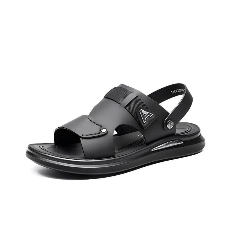 AOKANG Beach Sandals Men Black-0