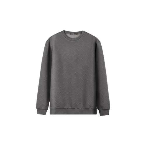 FIRS Sweatshirts Men Neutral Gray