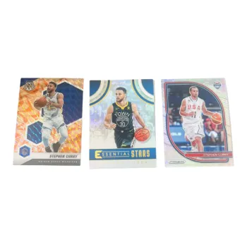 PANINI Stephen Curry Refringence 3 Piece Combination Basketball Card Access Pass Sports Cards 3 Pcs