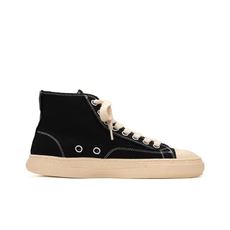 MIHARA YASUHIRO Past Sole High-Top Canvas Shoes Unisex-6