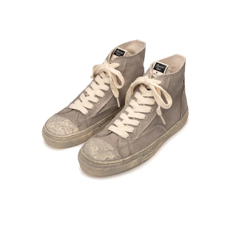 MIHARA YASUHIRO Past Sole High Top Canvas Shoes Unisex-13