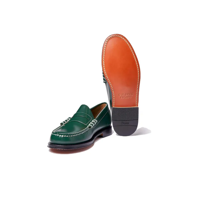G.H. Bass & Co. Weejuns Larson Penny Loafers Men's Green-5