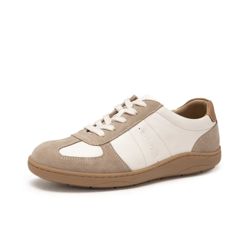 NATURSUN Lightweight Low Top Casual Shoes Women's White Gray-2