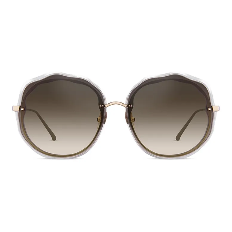 HELEN KELLER Alloy Round Sunglasses Unisex-3