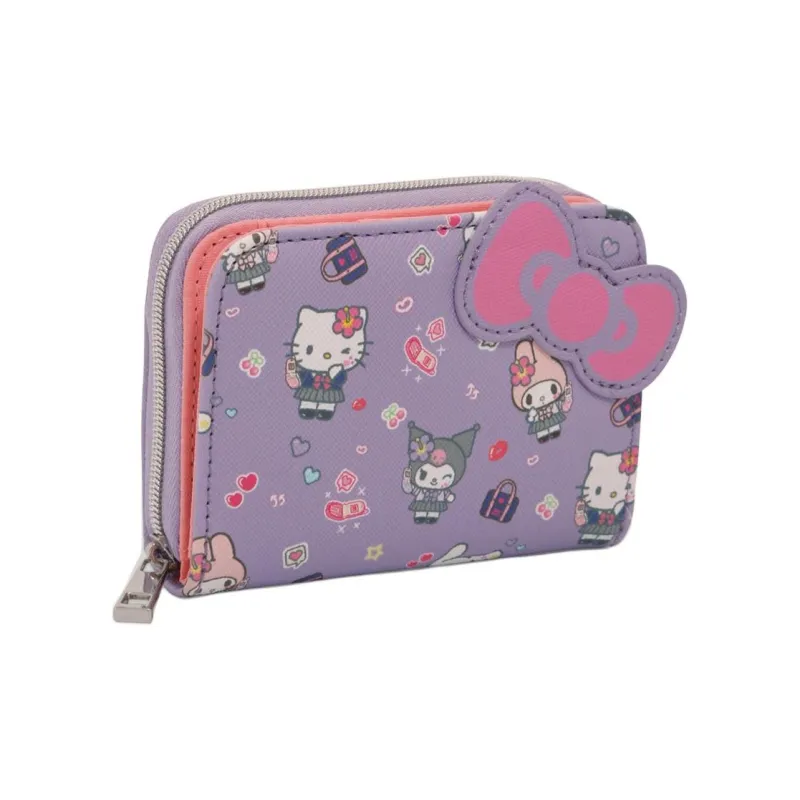 Sanrio Polymer Wallet Mini Women's Purple-1