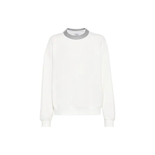 Brunello Cucinelli Sweatshirts Women's White