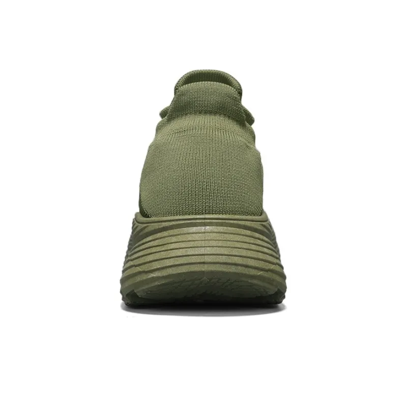 Warrior Cushioning Coverage Wear Resistant Lightweight Breathable Slip Resistant Low Top Casual Shoes Men's Army Green-4