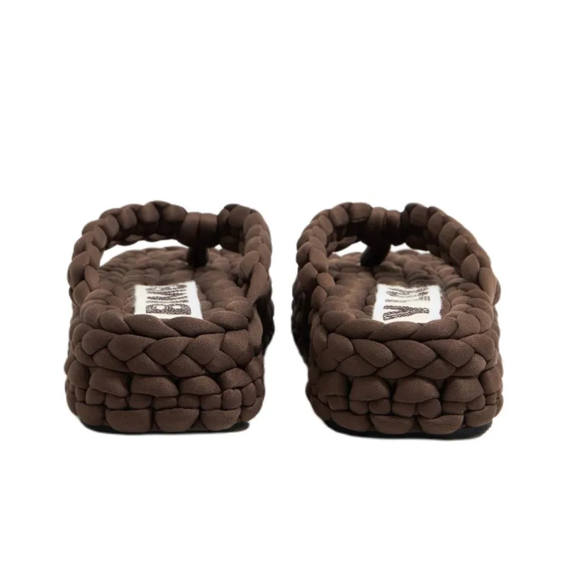 BIMBA Y LOLA Flip Flops Women's Brown-4