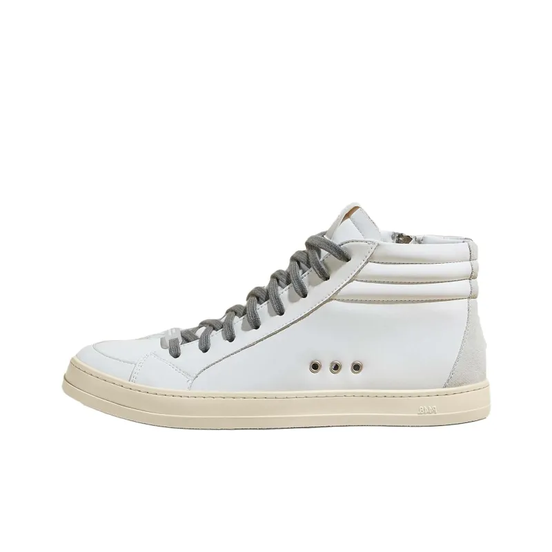 P448 Mid-Top Skateboard Shoes Men's White-0