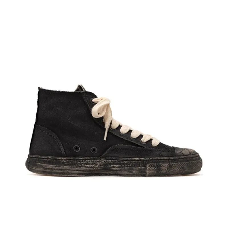 MIHARA YASUHIRO Past Sole High Top Canvas Shoes Unisex-6