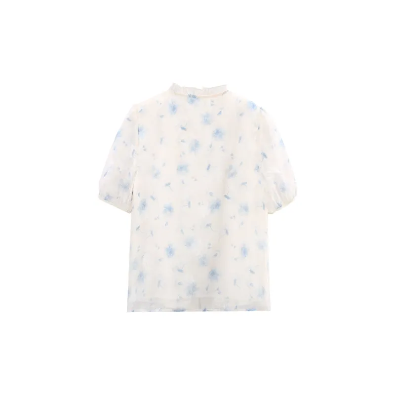 A Paradise For Awakening Shirt Women's Blue-1