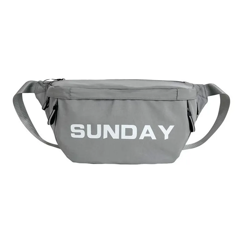 BRABOSTON Nylon Sling Bag Unisex Ecru/Gray/Black/Neon Green/Pink-3