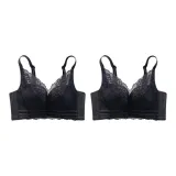 [2 Pcs Washable]Black+Black