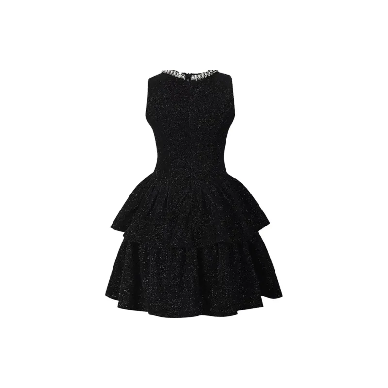 JOSR Sleeveless Dress Women's Black-1