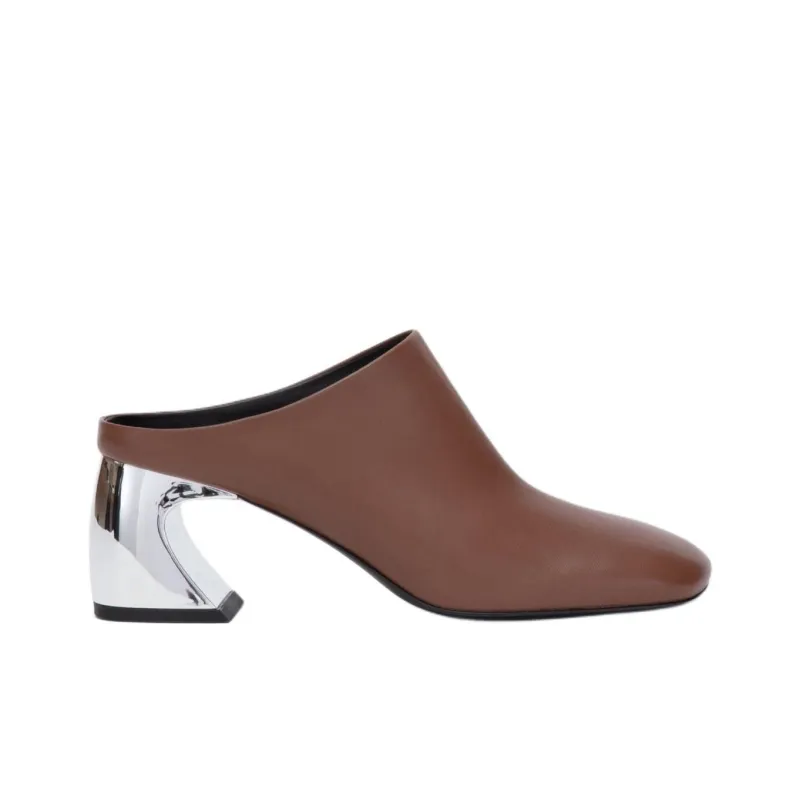 3.1 Phillip Lim Closed Toe Slippers 6.5cm Women's Brown-1