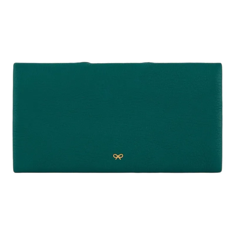 Anya Hindmarch Goatskin Clutch Women's Dark Green-3