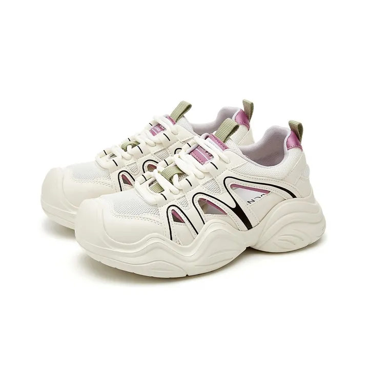 Jin Baichuan Lightweight Height Increasing Low-Top Chunky Sneakers Women's-2