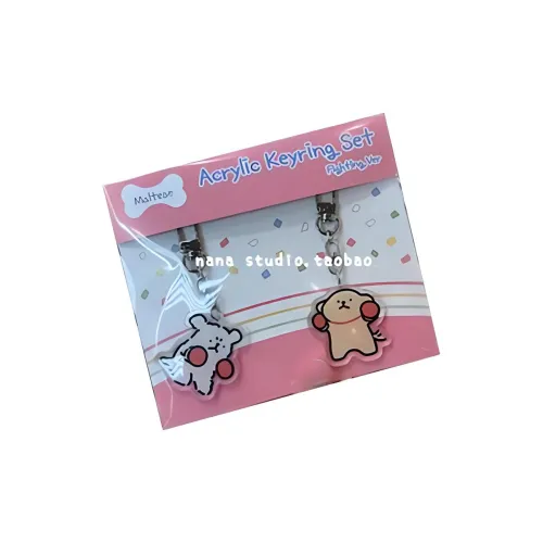Line puppies 애니메이션 게임 펜던트