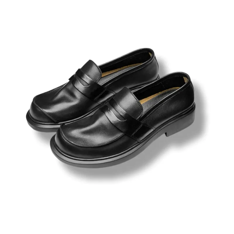 Brounvanm Loafers Men Black/Coffee-1