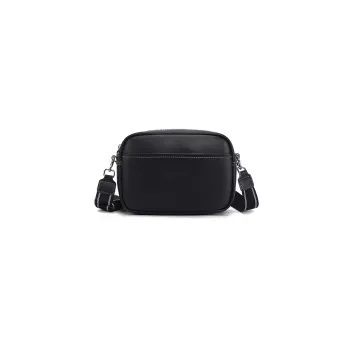 GKY Pu Shoulder Bag Women's Black/White/Khaki