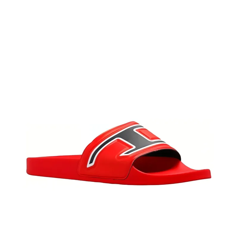 DIESEL Sa Mayemi Slide Slippers Men's Red-2
