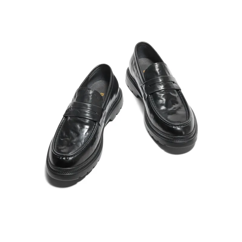 BELLE Men's Casual Shoes Men Low-Top Black-2