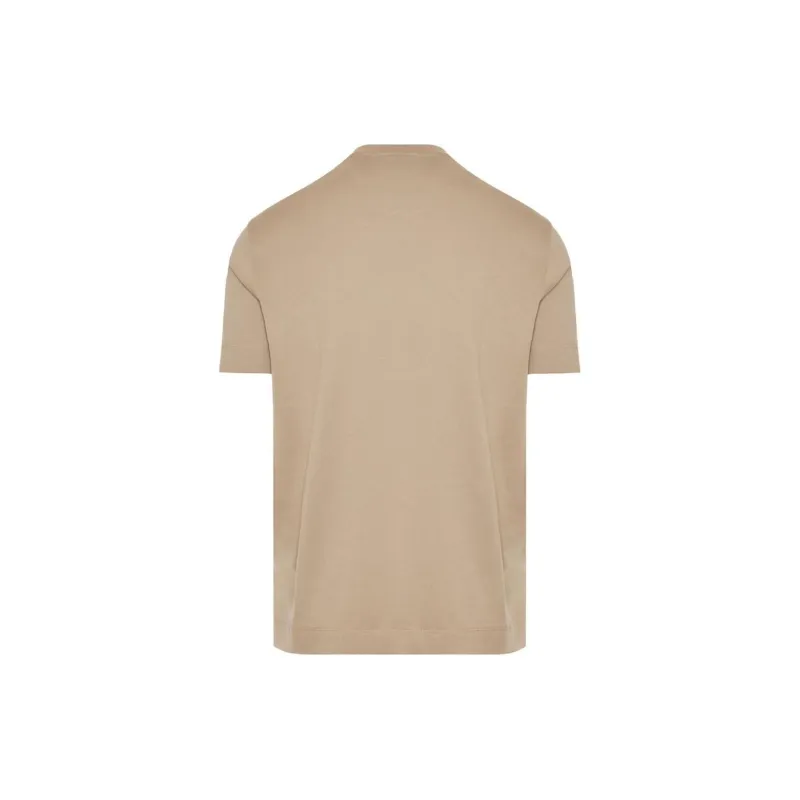 EMPORIO ARMANI Logo embroidered Crew Neck T shirt-1