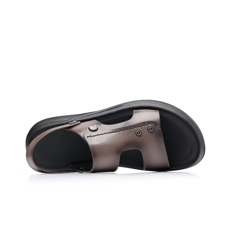 Cachiotti Beach Sandals Men Black/Khaki-7