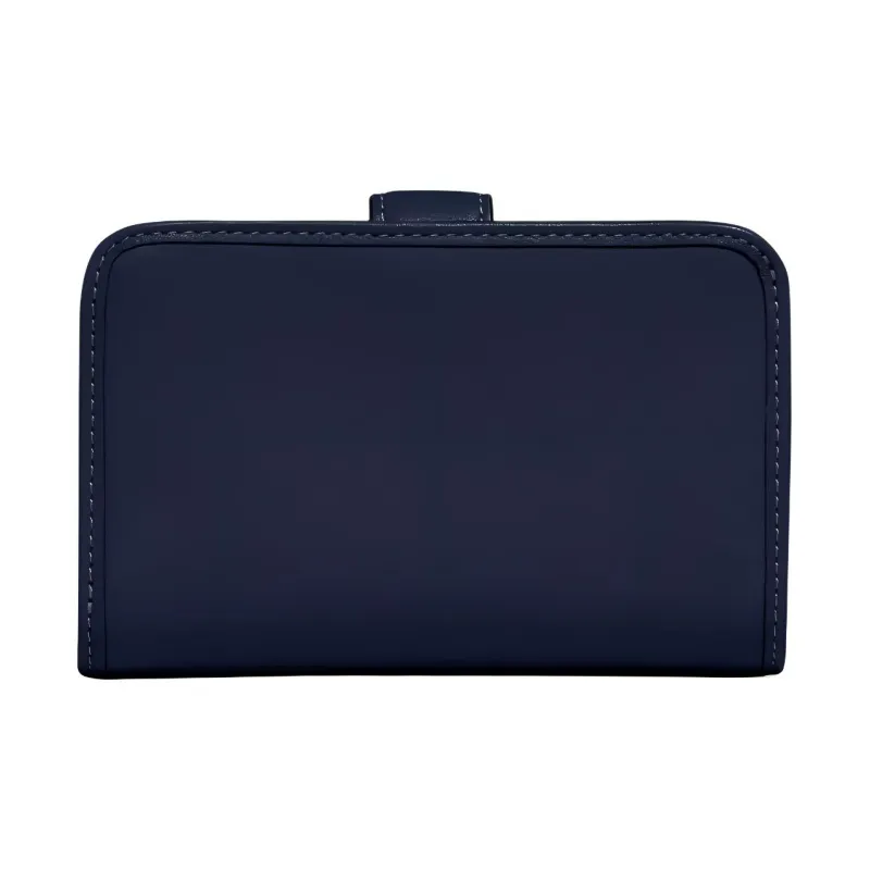 COACH Tabby Leather Coin Purses Wallets Medium Size Women's Dark Blue-1