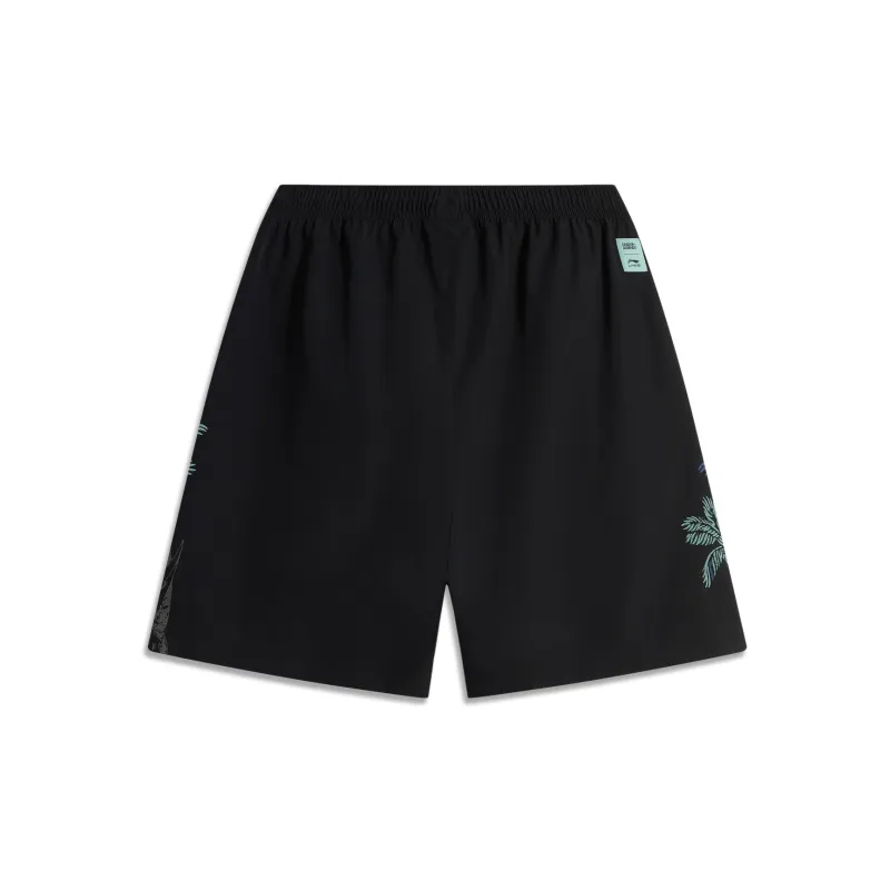 LiNing x LOL Sports Life Collection Casual Shorts Men's Black-1