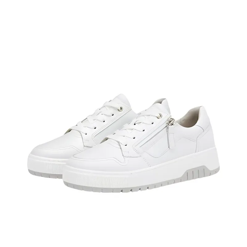 Gabor Low-Top Skateboard Shoes Women's White-2
