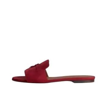 Loro Piana Slide Slippers Women's Red