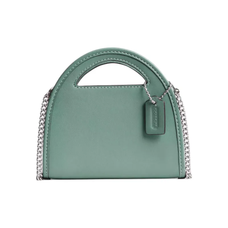 COACH Glove Tanned Leather Card Holder Mini Women's Green-0