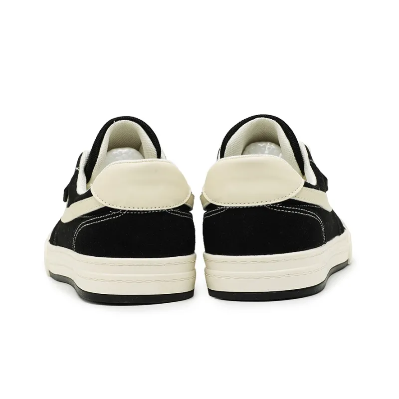 Warrior Coverage Slip Resistant, Abrasion Resistant, Breathable Low Top Skateboard Shoes Unisex Black Rice-4