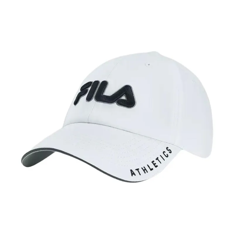 FILA Cotton, Polyester, Elastane Baseball Caps Unisex Jade White-0