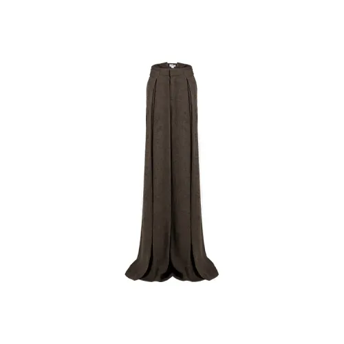 URBAN REVIVO UR Designer Collection Casual Pants Women's Dark Coffee Brown