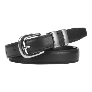 15 MINS Cow Leather Leather Belts Women's Width 1.9cm